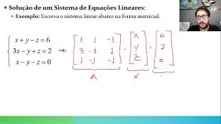 Forma Matricial de um Sistema Linear