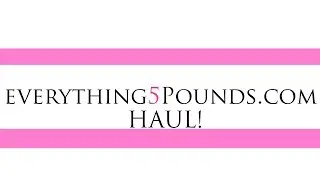 Everything 5 Pounds.com Haul