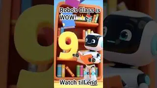 Robo's Counting Class! 1 to 10 तक गिनती सिख रहा है 🤖 | Robo Counting Class | AI Kids Era #shorts