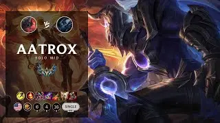 Aatrox Mid vs Lissandra - NA Challenger Patch 12.9