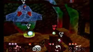 Super Smash Bros 64 Custom stage Dodongo's Cavern (Real N64 Capture)