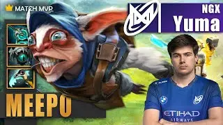 Meepo Safelane | NGX.Yuma | OMG UNEXPECTED MEEPO HARD CARRY 23 KILLS WTF | 7.34c Gameplay Highlights