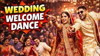 Best wedding welcome dance 💃 | mass family reception dance | NDC INDIA. 