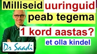 Milliseid analüüse ja uuringuid peab igaüks tegema 1 kord aastas, et ennetada tõsiseid haigusi