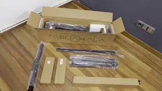 Tablakala 2 Motores Negro con tablero 160x80cm Roble - Unboxing - Desempaquetado
