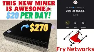 This NEW MINER is Awesome! FRY 2.0 Decentralization NODE Guide & Main Info - Plug&Play $20 per DAY 🔥