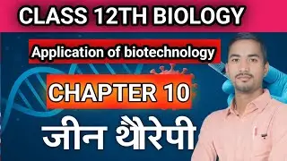 जीन थैरेपी l application of biotechnology l 12th biology l chapter 10 by kcsir 