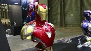 🔴 Queen Studios - Iron  Man mk85 Pepper Potts Rescue Suit mk49 and Ironman mk50 Life size busts