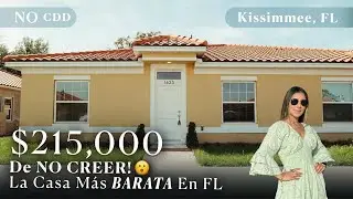 La Casa Nueva MAS ECONOMICA de TODO el MERCADO en FL 🤯 sin CDD y un bajo HOA en Kissimmee, Florida.