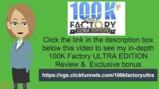 [100K Factory Ultra Edition REVIEW] Honest Review