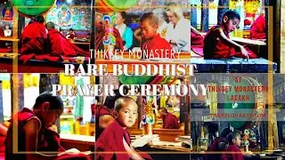 RARE VIDEO |THIKSEY MONASTERY MORNING PRAYER |TIBETAN BUDDHISM | MEET THE MONKS OF LEH LADAKH
