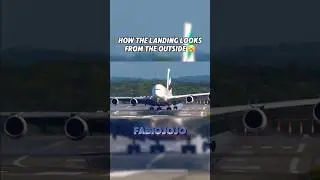 From the inside💀 #airplane #aircraft #aviation #a380 #hard #landing #shortvideo #viralvideo #gear