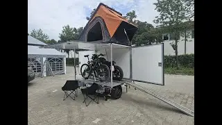 Unitrail UT2 Camperanh&auml;nger &ndash; Dachzelt, Motorrad & Fahrrad in einem!