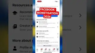 Facebook monetisation 2026 #shorts #youtubeshorts #facebook #viralshorts