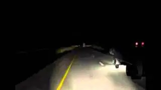 Night time highway accident