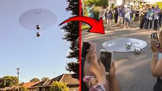 This Strange UFO Like Craft Was Hovering Over A House In California & Suddenly Crashed!