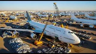 Where Planes Go To Die: The Incredible Process of Scrapping a Boeing 747