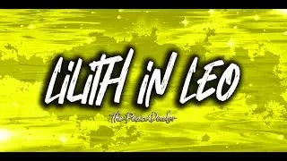 Lilith In Leo #seduction #erotic #manifest