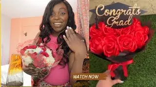 LIVING ALONE VLOG|GRWM GRADUATION PARTY,NEW HAIR +OUTFIT!STRATHMORE UNIVERSITY GRADUATION