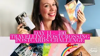 Day 11 - The 100 traveling POSTCROSSING postcards challenge - oct 6