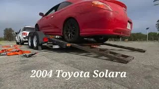 How to unload a car on a trailer
