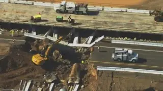 Desert flooding damages Los Angeles to Phoenix highway