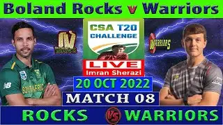 Live : CSA t20 live ROC vs WAR live match Rocks vs Warriors live streaming