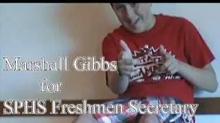 Marshall Gibbs for Freshmen Secretary