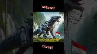 Komodo Robot, Pride of Indonesia😱😱😱| #ai #aiuniverse-24 #shorts