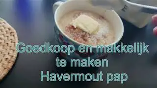 Havermout pap (vegan)