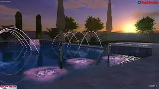 Build Your Own Pool l Custom 3D Design Service l Crim Residence Pool Studio