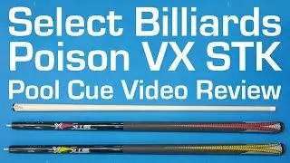 Poison VX-STK - Pool Cue video review by Select Billiards