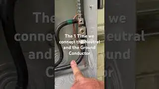 Connect The Ground & Neutral Wires #electrician #electrical Commercial Electric