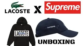 Supreme X Lacoste Unboxing & Review!
