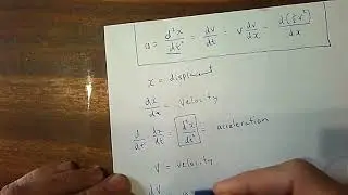 Different representations of  acceleration