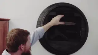 Tactical Walls Clock: sleek and functional clock installed on the wall for concealment storage