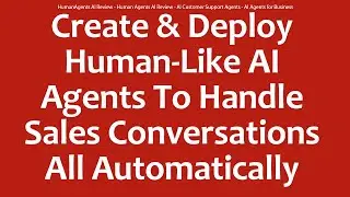 HumanAgents AI Review - Human Agents AI Review - AI Customer Support Agents - AI Agents for Business