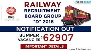 Railways RRB Group D 2018 | 62907 Vacancies | Must Watch Before You Apply