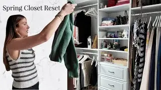 Declutter with me ✨ Spring closet clean out! Winter to Spring wardrobe switch | FORTUNE