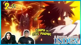TOUMA vs STIYL MAGNUS 🔥🔥 | TO ARU MAJUTSU NO INDEX EP 2 TEMP 1