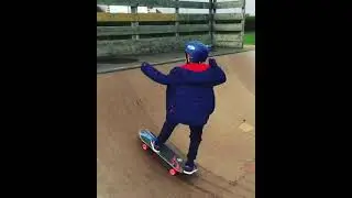 Ethan skateboarding