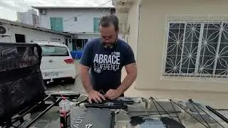 Montagem Leme caiaque ARK 1290 e Leader 1090