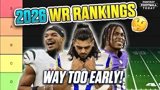 Way Too Early 2026 Fantasy Football WR Rankings + Divisional Round Preview