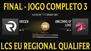 Origen vs Unicorns of Love - Jogo 3 | OG vs UOL - Final  - Regionais LCS EU 2015