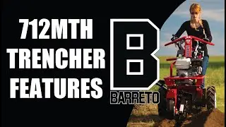 712MTH Micro Trencher Features || Barreto Manufacturing, Inc.