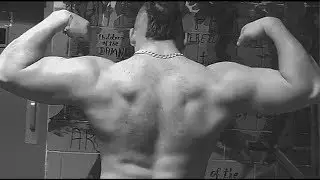 Back Double Bicep Posing For Fun @ 230lb