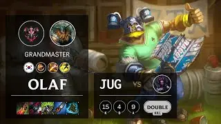 Olaf Jungle vs Elise - KR Grandmaster Patch 10.16