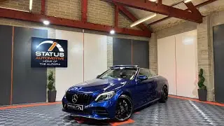 Редкий Mercedes C300d AMG Line Premium Cabriolet 2020 года выпуска #mercedes #mercedesamg