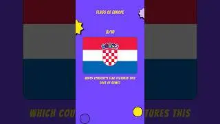 Can You Guess These European Flags?  🌍 #Shorts #quiz #trivia #geographyquiz  #picturequiz