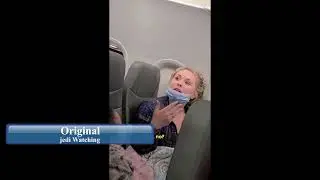 Frontier Airline boots mom and sleeping kids for asking about the flights delay, 2 parts ..